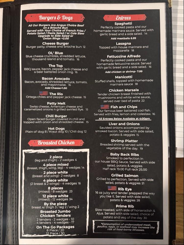Blondies | Bar & Grill - Route 66 Menu image 2